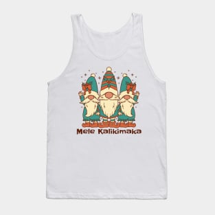 Merry Christmas in Hawaiian Tank Top